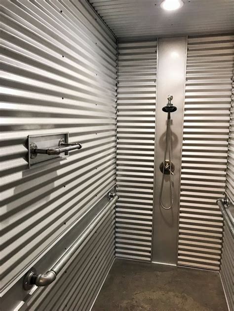 galvanized corrugated shower panels